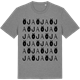 Mid Heather Gray t-shirt med Öja ordlek t-shirt
