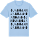 Blue Soul t-shirt med Öjan ordlek t-shirt