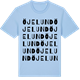Blue Soul t-shirt med Öjelund ordlek t-shirt