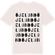 Vintage White t-shirt med Öjelund ordlek t-shirt