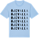 Blue Soul t-shirt med Öjevalla ordlek t-shirt