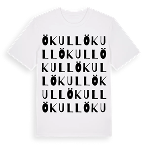 Ökull ordlek t-shirt – ekologisk bomull t-shirt från Pinshirt