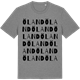 Mid Heather Gray t-shirt med Öland ordlek t-shirt