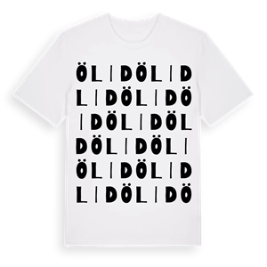 Ölid ordlek t-shirt – ekologisk bomull t-shirt från Pinshirt