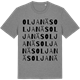 Mid Heather Gray t-shirt med Oljanäs ordlek t-shirt