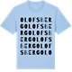 Blue Soul t-shirt med Olofsberg ordlek t-shirt
