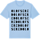 Blue Soul t-shirt med Olofsered ordlek t-shirt