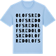 Blue Soul t-shirt med Olofsred ordlek t-shirt