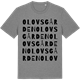 Mid Heather Gray t-shirt med Olovsgården ordlek t-shirt