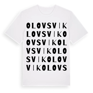 Olovsvik ordlek t-shirt – ekologisk bomull t-shirt från Pinshirt