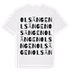 Olsängen ordlek t-shirt