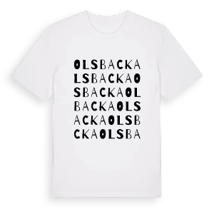 Olsbacka ordlek t-shirt – ekologisk bomull t-shirt från PinShirt