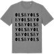 Mid Heather Gray t-shirt med Olsby ordlek t-shirt