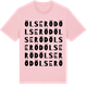 Pink Cotton t-shirt med Ölseröd ordlek t-shirt