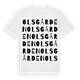 Olsgården ordlek t-shirt