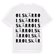Olskärr ordlek t-shirt