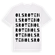 Olsroten ordlek t-shirt