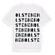 White t-shirt med Olstenen ordlek t-shirt