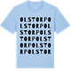 Blue Soul t-shirt med Olstorp ordlek t-shirt