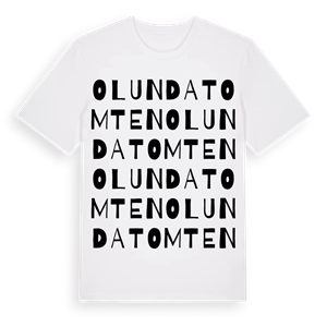 Olundatomten ordlek t-shirt – ekologisk bomull t-shirt från Pinshirt