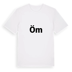 Öm fetstil t-shirt – ekologisk bomull t-shirt från Pinshirt