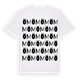 White t-shirt med Öm ordlek t-shirt