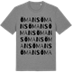 Mid Heather Gray t-shirt med Ömans ordlek t-shirt