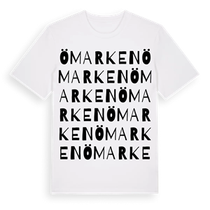 Ömarken ordlek t-shirt – ekologisk bomull t-shirt från Pinshirt
