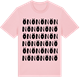 Pink Cotton t-shirt med Ön ordlek t-shirt
