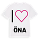 Jag älskar Öna t-shirt stort tryck