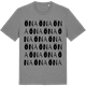 Mid Heather Gray t-shirt med Öna ordlek t-shirt