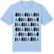 Blue Soul t-shirt med Öna ordlek t-shirt