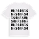 White t-shirt med Önäs ordlek t-shirt