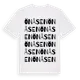 White t-shirt med Önåsen ordlek t-shirt