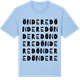 Blue Soul t-shirt med Öndered ordlek t-shirt