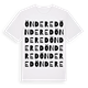 Öndered ordlek t-shirt