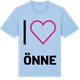 Blue Soul t-shirt med Jag älskar Önne t-shirt stort tryck
