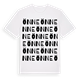 White t-shirt med Önne ordlek t-shirt