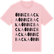 Pink Cotton t-shirt med Önnebacka ordlek t-shirt