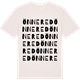 Vintage White t-shirt med Önnered ordlek t-shirt