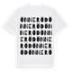 White t-shirt med Önneröd ordlek t-shirt
