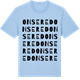Blue Soul t-shirt med Onsered ordlek t-shirt
