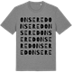 Mid Heather Gray t-shirt med Onsered ordlek t-shirt