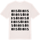 Vintage White t-shirt med Onsön ordlek t-shirt