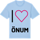 Blue Soul t-shirt med Jag älskar Önum t-shirt stort tryck