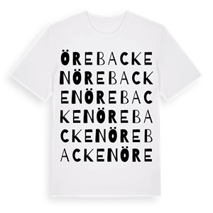 Örebacken ordlek t-shirt – ekologisk bomull t-shirt från Pinshirt