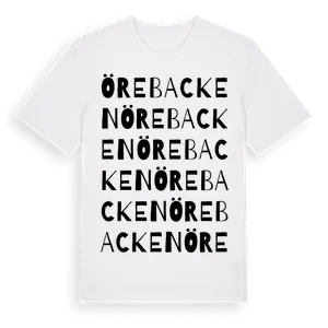 Örebacken ordlek t-shirt – ekologisk bomull t-shirt från Pinshirt
