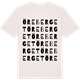 Vintage White t-shirt med Öreberget ordlek t-shirt