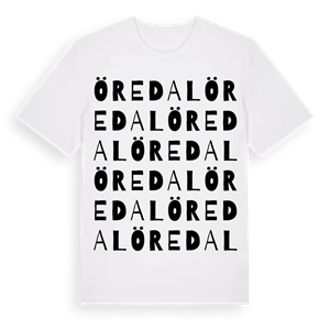 Öredal ordlek t-shirt – ekologisk bomull t-shirt från Pinshirt