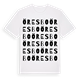 Öresbo ordlek t-shirt